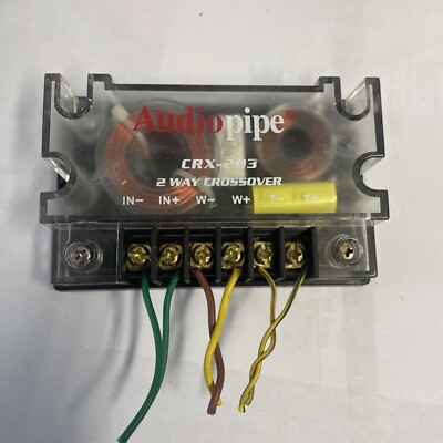 Audiopipe 2 way Crossover CRX-203 Passive Crossover Car Audio Tweeter