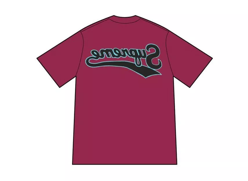Tee shirt Suprême Arrière Cardinal