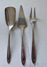 Vintage Meriden Silverplate Petite Hostess Serving Condiment Hors d'Oeuvres Set