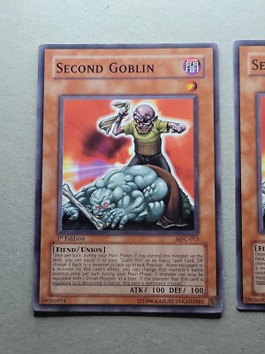 Second Goblin - MFC-013 - 1st Edition & Unlimited - YuGiOh-LP | eBay