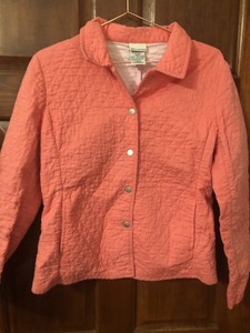 white stag quilted jacket