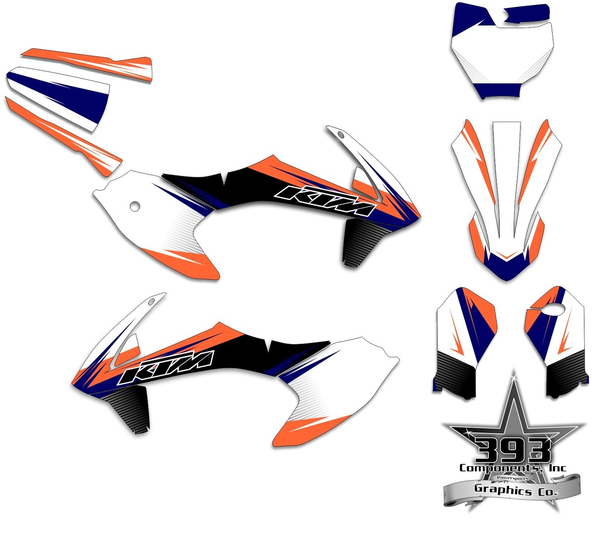 KTM SX50 SX 50 2016 - 2023 Graphics Kit Decal Sticker | eBay