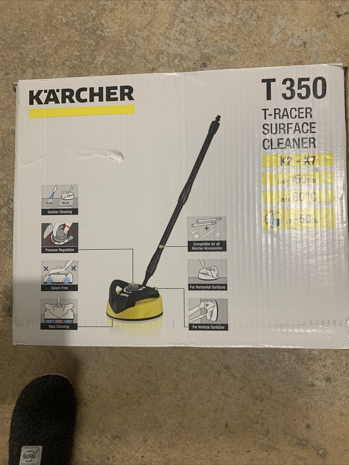 Brand New Never Used Karcher T350 Surface Cleaner T Racer Patio Fits k2