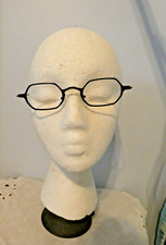 Vtg. DKNY, Italy, Burney 366 Eyeglass frame 44-23-130 Black Metal Eyewear