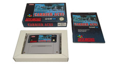 ebay® Auktion 196469137279 | Carrier Aces SNES Super Nintendo Spiel OVP Komplett Sammler Zustand PAL Thumbnail of ebay® auction 196469137279 | Carrier Aces SNES Super Nintendo Spiel OVP Komplett Sammler Zustand PAL