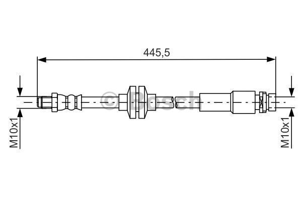 Bosch Bremsschlauch 1 987 481 668-image