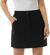 NWT 32 DEGREES COOL 1745837 BLACK LADIES' TECH SKORT SZ M #J404