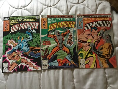 Tales to Astonish Sub-Mariner 2nd series x 3 #4-6 FN Bronze Age Thomas Buscema  