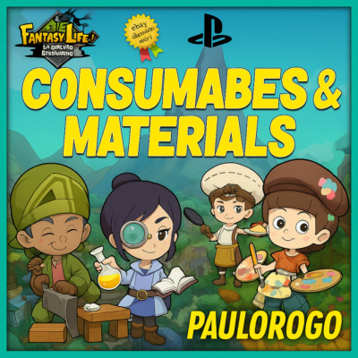 Fantasy Life i The Girl Who Steals. 500x One Material or 50xConsum. PC-NS-PS5-XB