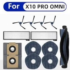 Replace Spare Parts for Eufy X10 pro OMNI Robot Vacuum Cleaner Brush Mop Filter