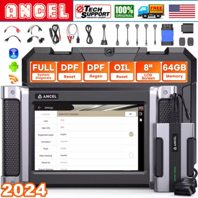 ANCEL HD8000 Diesel Heavy Duty Truck Scanner Diagnostic DPF Regen Speed Limits