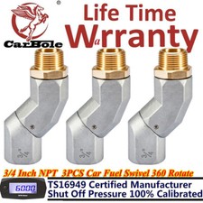 3/4" Fuel Hose Swivel 360  Rotating Connector fit Fuel Swivel Fuel Transfer Hose