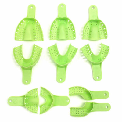 ViaGasaFamido 6pcs Dental Impression Trays Disposable Plastic