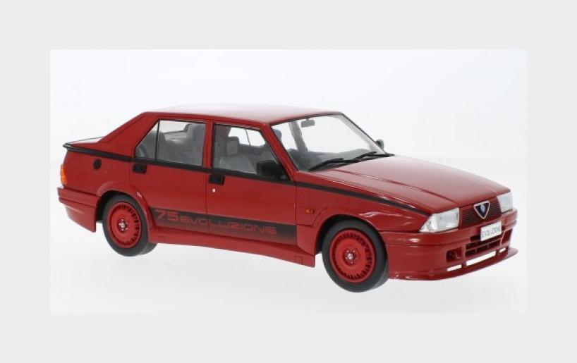 MCG 1/18 アルファロメオ75 ターボ エボルツィオーネ 1987 レッド 1:18 MCG Alfa Romeo 75 Turbo Evoluzione 1987 Red MCG18428