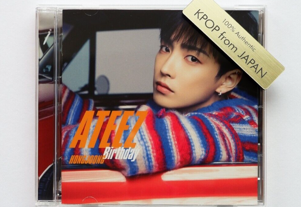 HONGJOONG ATEEZ Birthday JAPAN SOLO SET OPENED CD+2PHOTOCARD
