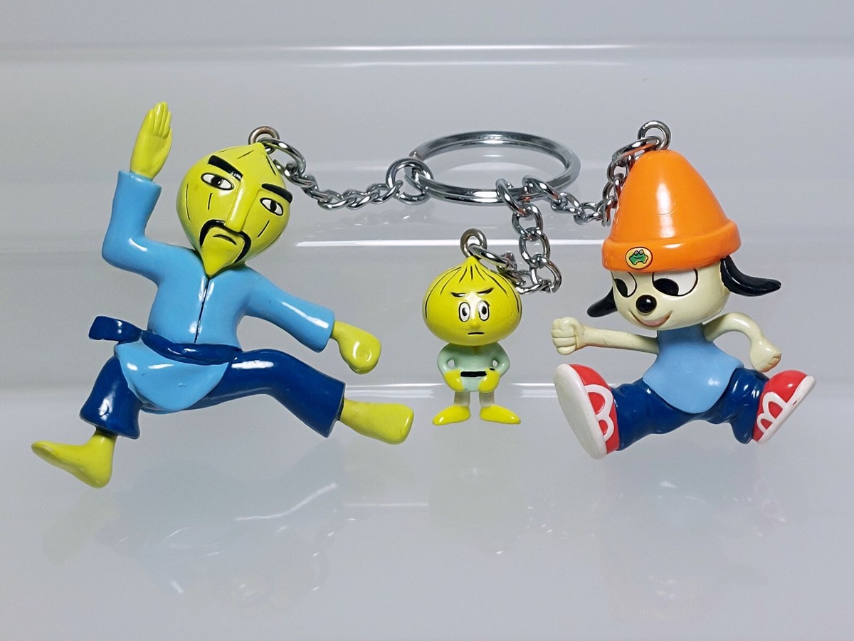 Chop Chop Master Onion Small Onion PaRappa The Rapper Keychain