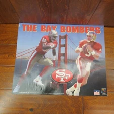 San Fransisco 49ers Montana Rice The Bay Bombers 16x20 Picture Poster Bridge