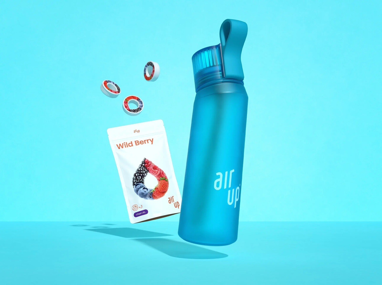 New Genuine air up Ocean Blue bottle (650ml) with 3 pods Selling fast 🔥