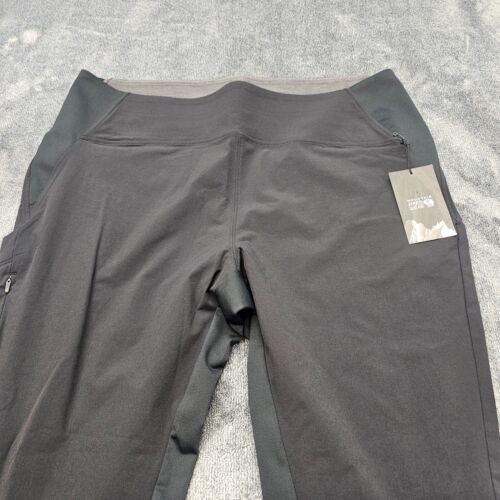 Mountain Hard Wear Chockstone Trail Tights Women's XL black UPF 50 climbing NEW - Picture 2 of 11