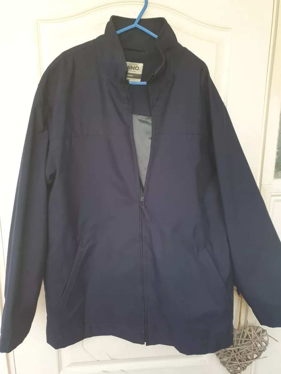 Mens Navy Debenhams Zip Up Jacket Size M