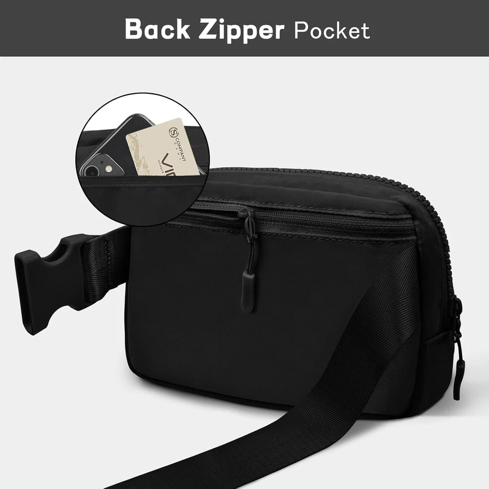 viewm Belt Bag for Women, Waterproof Fanny Packs Women Flowers and Love
