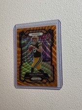 Sean Clifford 2023 Panini Prizm Rookie #338 Orange Wave 12/60 RC Packers