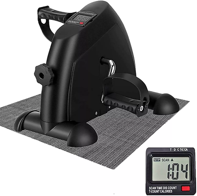 #ad Portable Mini Exercise Bike Cycle Hand Foot Pedal LCD Display Office Sports Gym $42.74