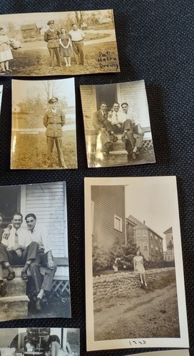 14 WW2 Photos US Army Soldiers Ft. Devins Ma. 1949-50 after war family, hunting - Picture 3 of 6