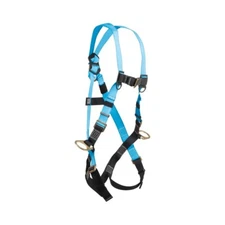 Economy full body harness 3 D-Rings 310 lb. Capacity Five Adjustments