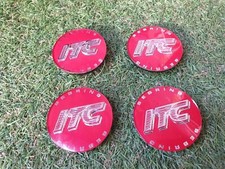 Jdm Raro Genuino RAYS SEBRING ITC ROJO Tapas Centrales Tapa Rueda