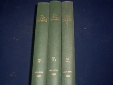 1942 OIL PAINT AND DRUG REPORTER BOUND VOLUME LOT OF 3 - GREAT ADS - KD 3411
