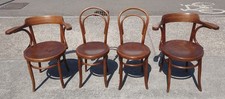 SET OF 4 ANTIQUE VINTAGE BENT WOOD CHAIRS          DELIVERY AVAILABLE