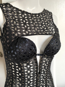 NWT Agent Provocateur Soiree Black Lace Deborah Corset Top Medium / 3
