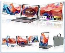 Laptop Screen Extender, 15.6  FHD Triple Portable Monitor