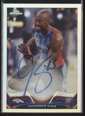 2013 Tavarres King Topps Chrome Refractor  Auto  RC 132/150    #169 (21C283)