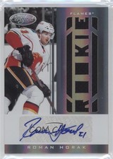 2011 Rookie Anthology Certified Freshman Fabrics Signatures Roman Horak Auto 2a8