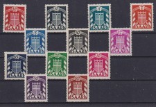 Saarland 1949 Dienstmarken Mi.-Nr. D 33-44 ** postfrisch
