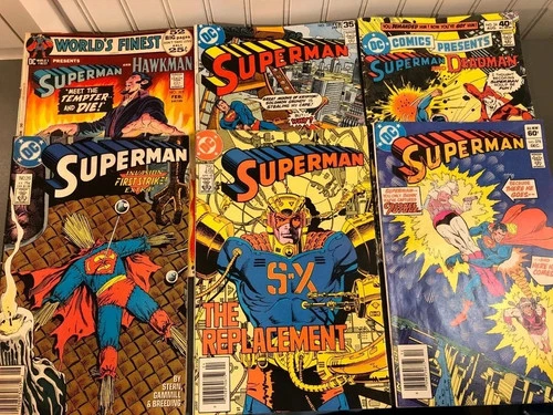 Vintage DC Comics Superman Lot of 6