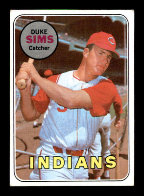 1969 Topps #414 Duke Sims  VG/VGEX X3233735