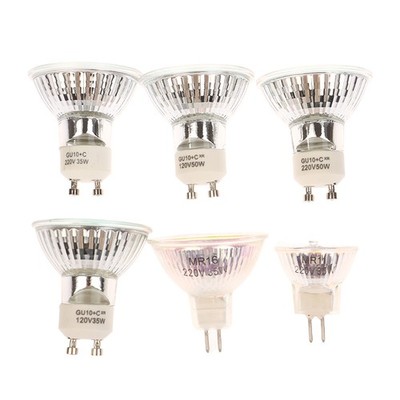 GU10 MR11 MR16 Halogen Reflector Cup Light Spotlight 120V 220V 35W 50W Bubble