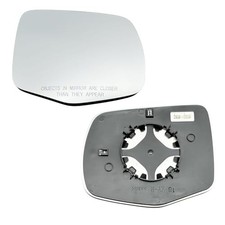 Right Passenger Side Mirror Glass Heated Without Auto Passenger Right Heated