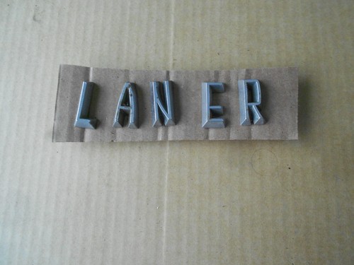 1961 Dodge Lancer Letters L A N E R (Missing C) Chrysler OEM USED - Picture 1 of 11