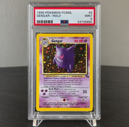Gengar (Unlimited) graded PSA 9 for sale on eBay