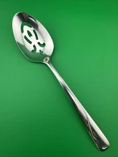 Oneida Oceanic Slotted Serving Spoon Stainless Flatware Silverware