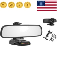 Quick Install Mirror Mount Bracket for Uniden Radar Detectors - Metal Design