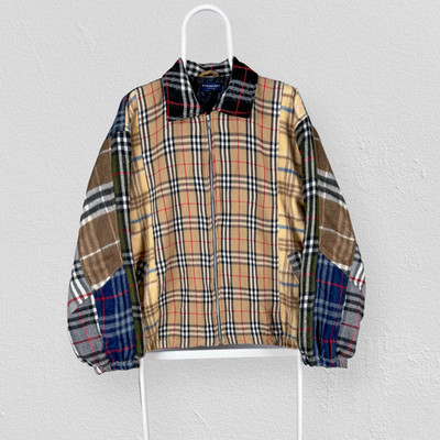 Burberry Nova Check Schal überarbeitet Bomber Harrington Jacke Herren Medium