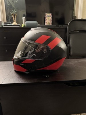 Used 2022 HJC i90, red and black coloring, DOT certified, Size 7 1/8in - 7 1/4in | eBay Used 2022 HJC i90, red and black coloring, DOT certified, Size 7 1/8in - 7 1/4in | eBay
