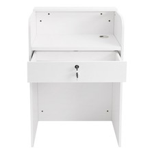 Melamine Reception Desk LED Light Front Count...