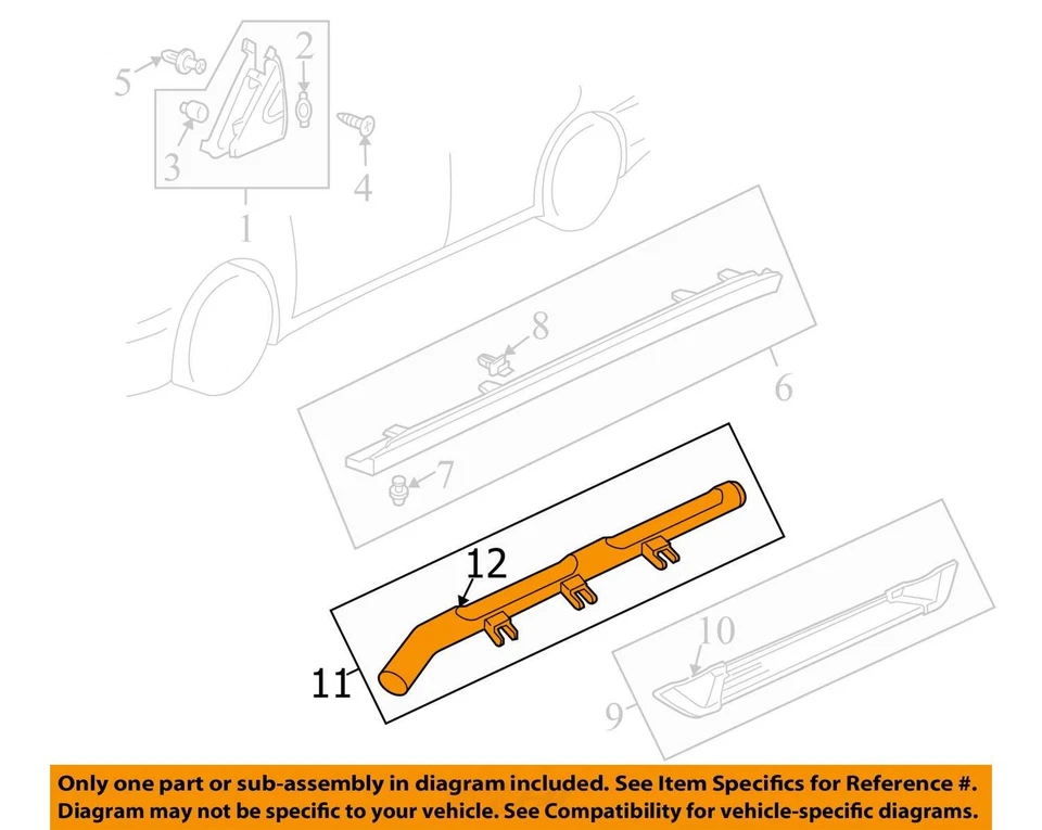 Honda CORSBAR ASM 08L33-S3V-200E2 NUEVO OEM Foto 2 de 3