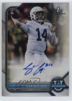2021-22 Bowman U Bowman Chrome Prospect Sean Clifford #BCPA-SC Auto 0hk3